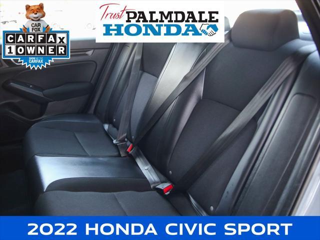 used 2022 Honda Civic car, priced at $25,662