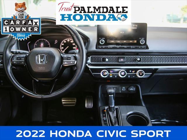 used 2022 Honda Civic car, priced at $25,662