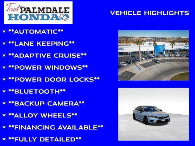 used 2022 Honda Civic car, priced at $25,662
