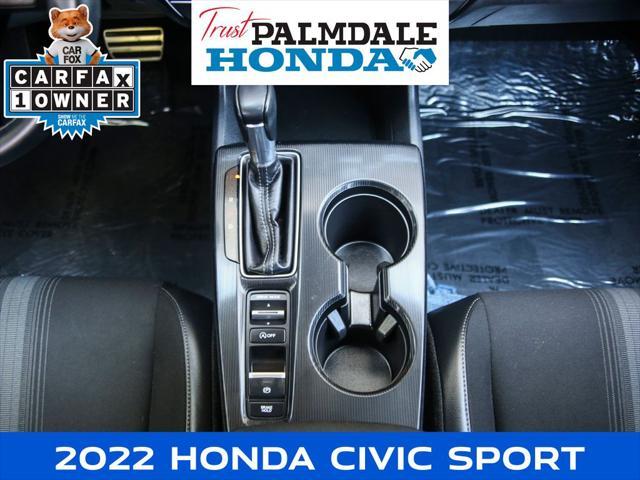 used 2022 Honda Civic car, priced at $25,662