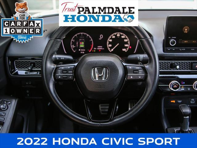 used 2022 Honda Civic car, priced at $25,662