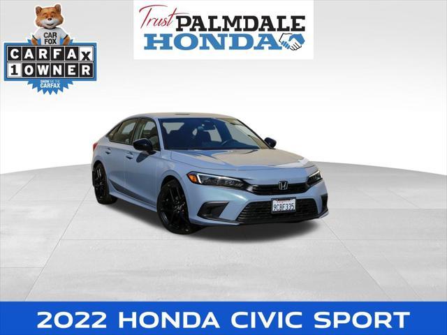 used 2022 Honda Civic car, priced at $25,662