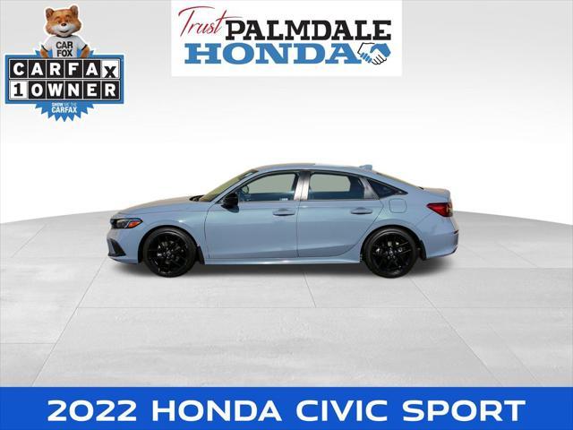 used 2022 Honda Civic car, priced at $25,662