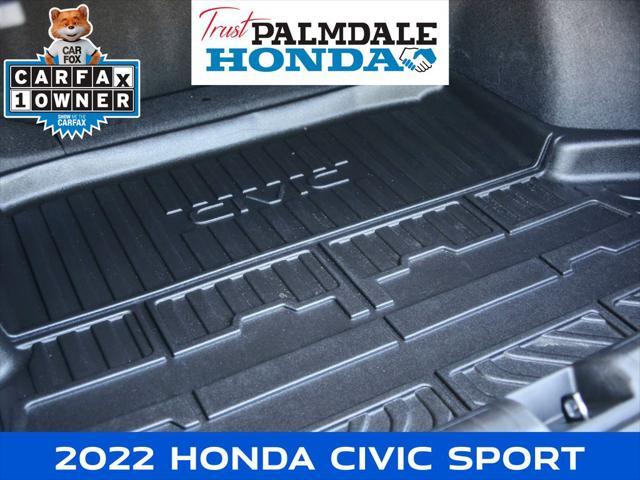 used 2022 Honda Civic car, priced at $25,662
