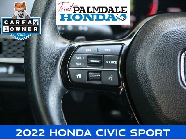 used 2022 Honda Civic car, priced at $25,662