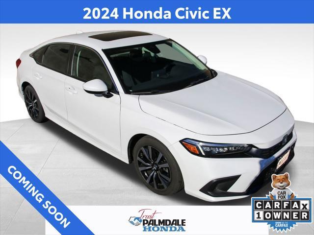 used 2024 Honda Civic car, priced at $26,871