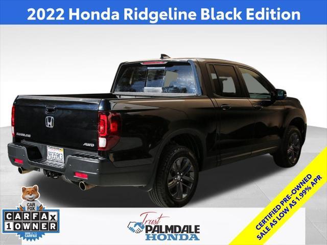 used 2022 Honda Ridgeline car, priced at $29,991