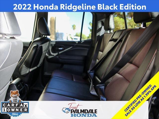 used 2022 Honda Ridgeline car, priced at $29,991