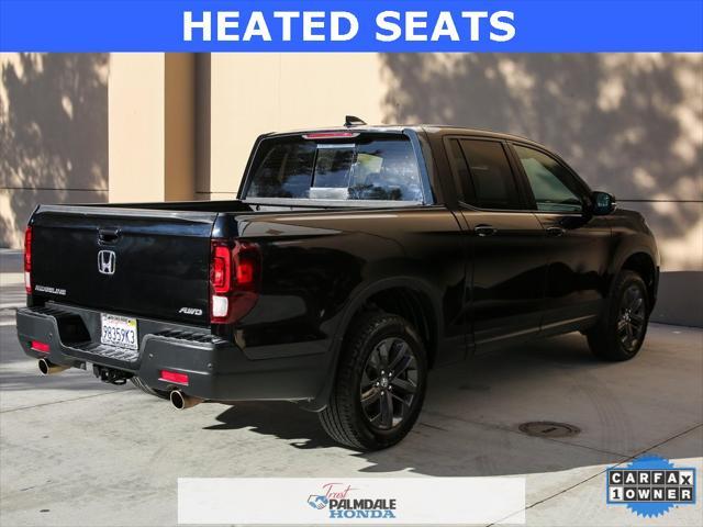 used 2022 Honda Ridgeline car, priced at $35,396