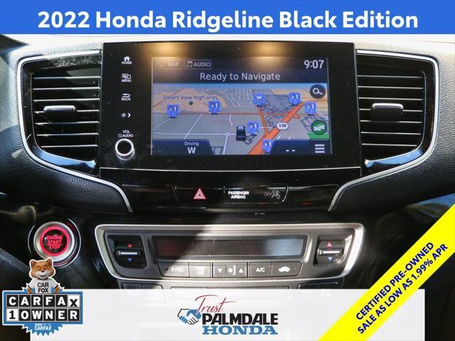 used 2022 Honda Ridgeline car, priced at $29,991