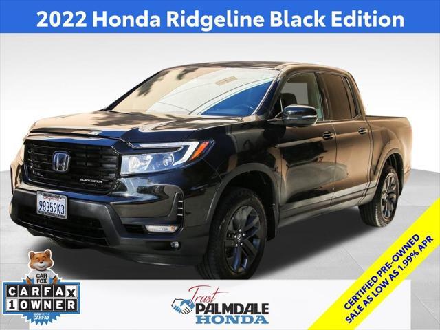 used 2022 Honda Ridgeline car, priced at $29,991