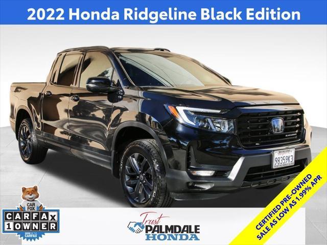 used 2022 Honda Ridgeline car, priced at $29,991