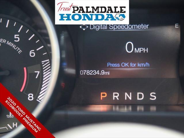used 2020 Ford Mustang car, priced at $18,991