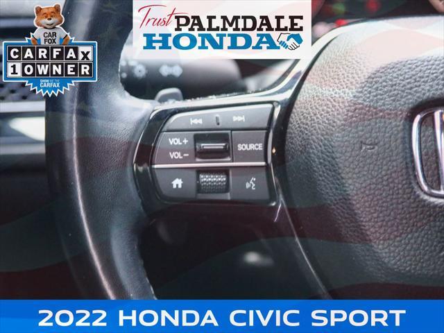 used 2022 Honda Civic car, priced at $23,991