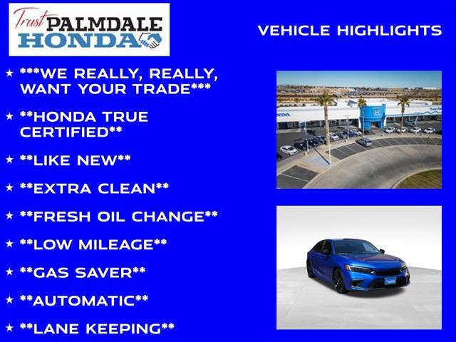 used 2022 Honda Civic car, priced at $23,991