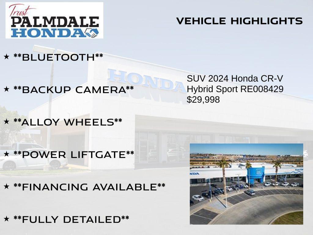 used 2024 Honda CR-V Hybrid car, priced at $29,998