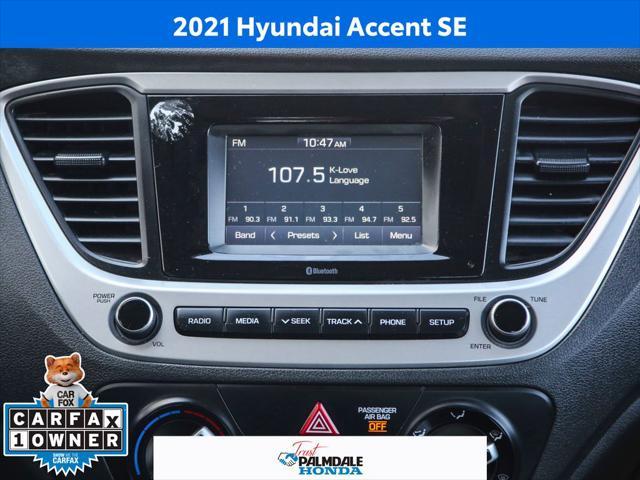 used 2021 Hyundai Accent car, priced at $14,991