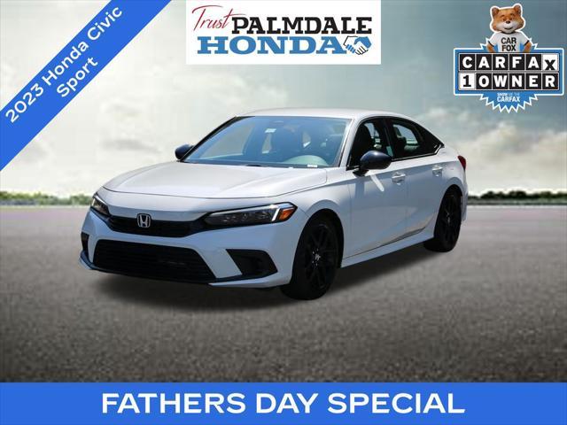 used 2023 Honda Civic car, priced at $25,591