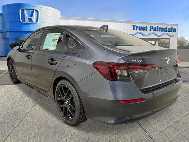 new 2025 Honda Civic car, priced at $27,400