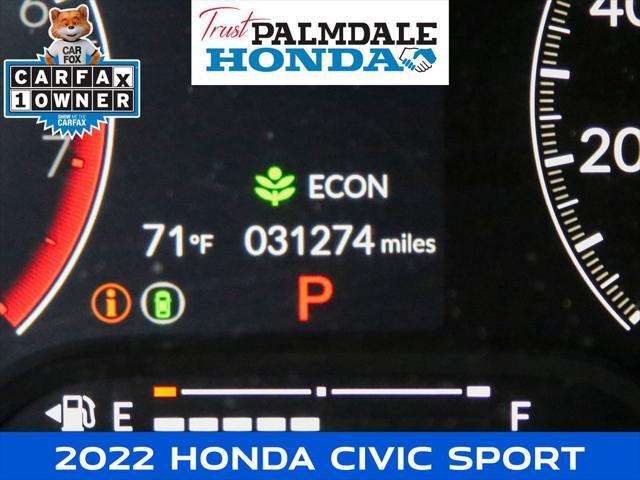 used 2022 Honda Civic car, priced at $23,991