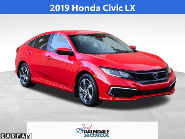 used 2019 Honda Civic car, priced at $16,866