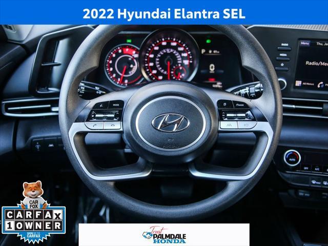 used 2022 Hyundai Elantra car, priced at $18,600