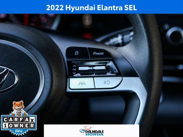 used 2022 Hyundai Elantra car, priced at $18,600