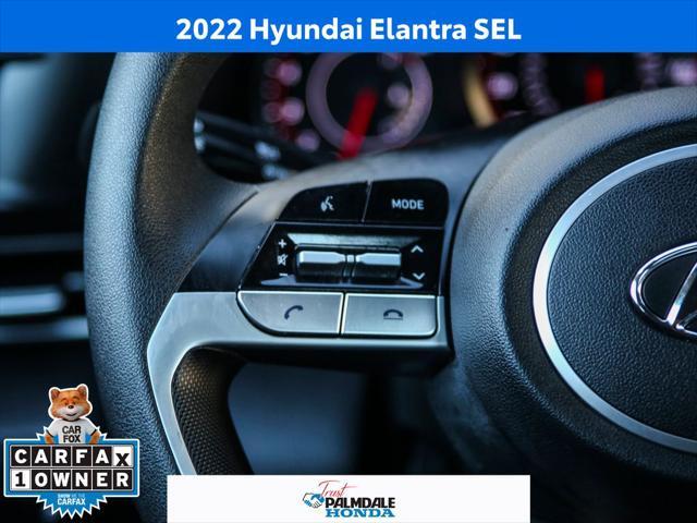 used 2022 Hyundai Elantra car, priced at $18,600