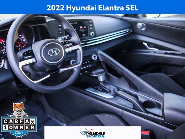 used 2022 Hyundai Elantra car, priced at $18,600