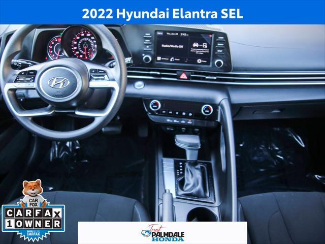 used 2022 Hyundai Elantra car, priced at $18,600