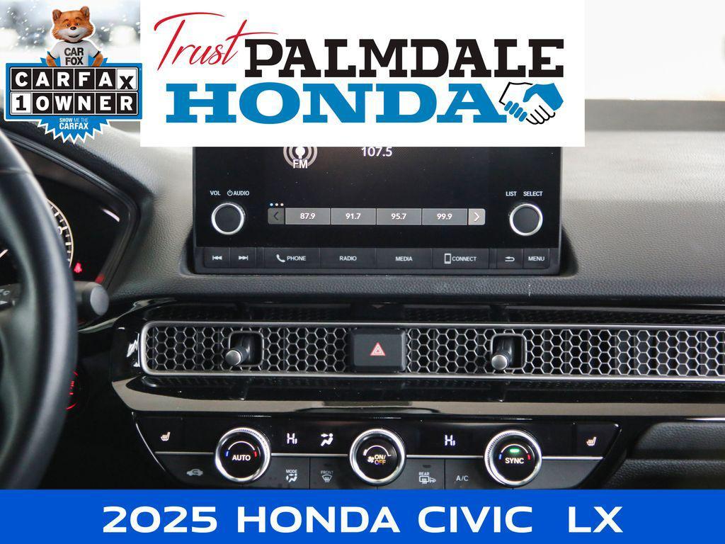 used 2025 Honda Civic car, priced at $24,291
