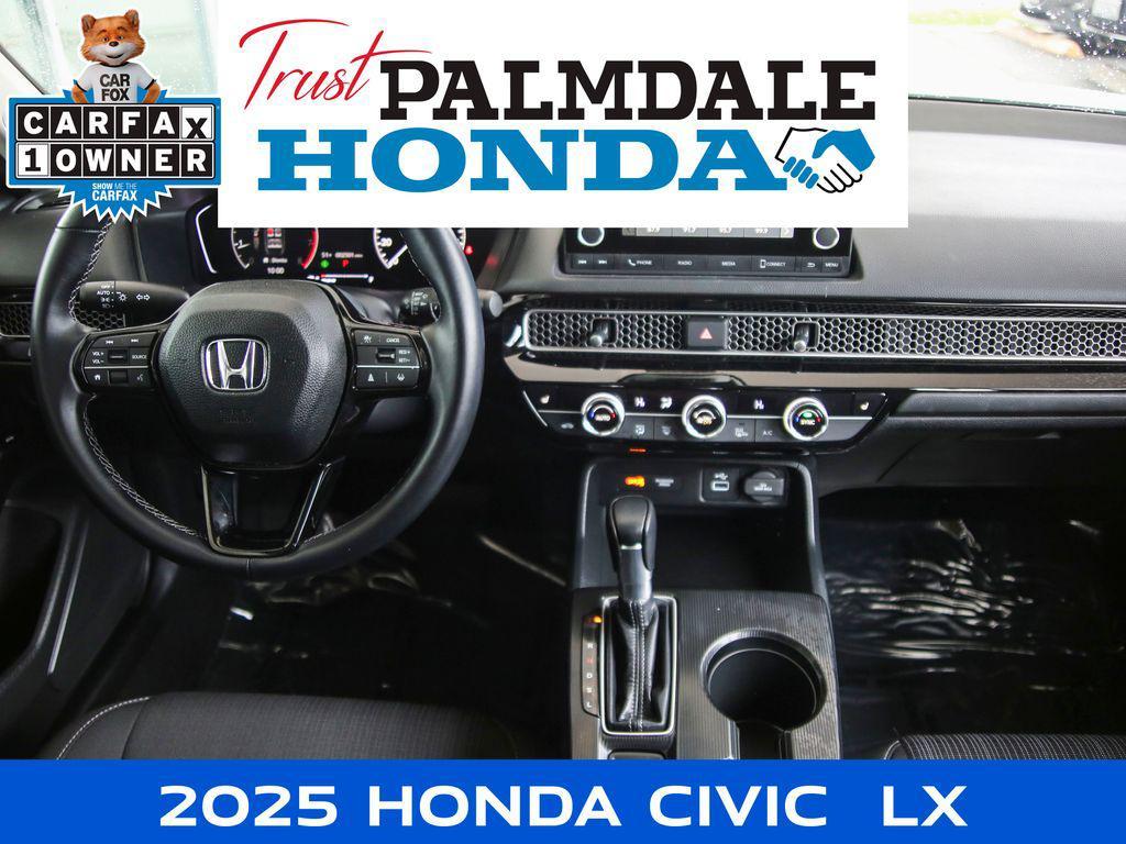 used 2025 Honda Civic car, priced at $24,291