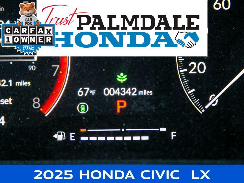 used 2025 Honda Civic car, priced at $24,291