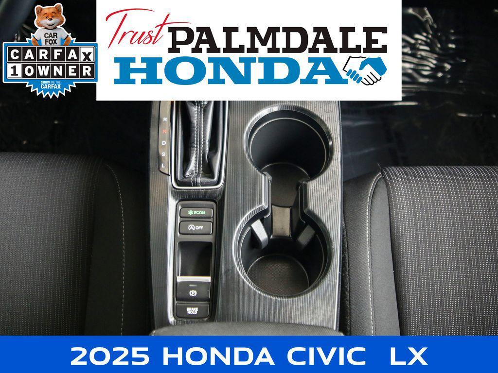 used 2025 Honda Civic car, priced at $24,291