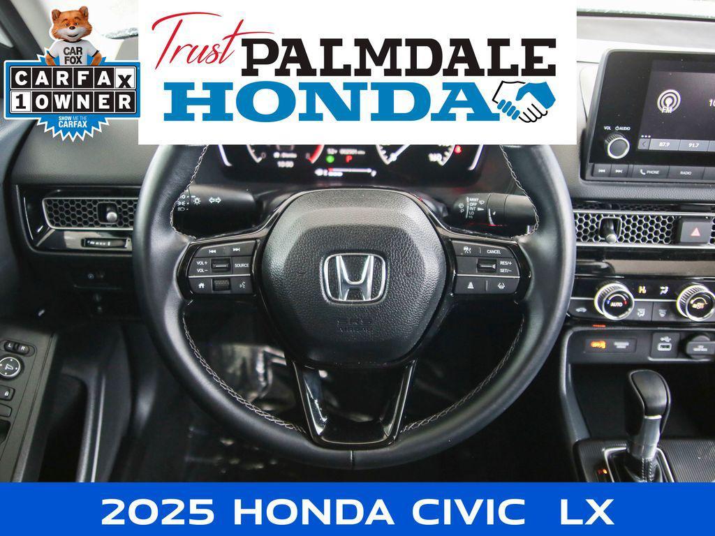 used 2025 Honda Civic car, priced at $24,291