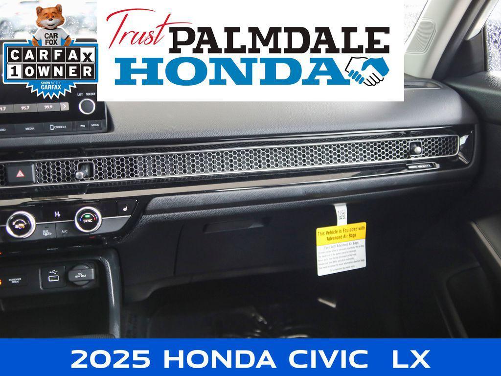used 2025 Honda Civic car, priced at $24,291