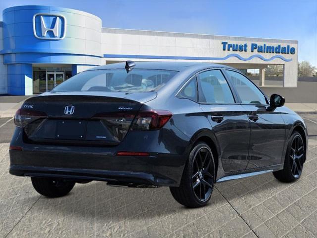 new 2025 Honda Civic Hybrid car, priced at $30,100