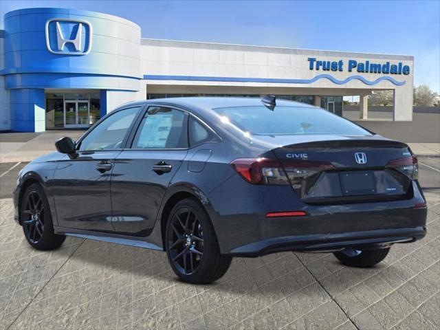 new 2025 Honda Civic Hybrid car, priced at $30,100