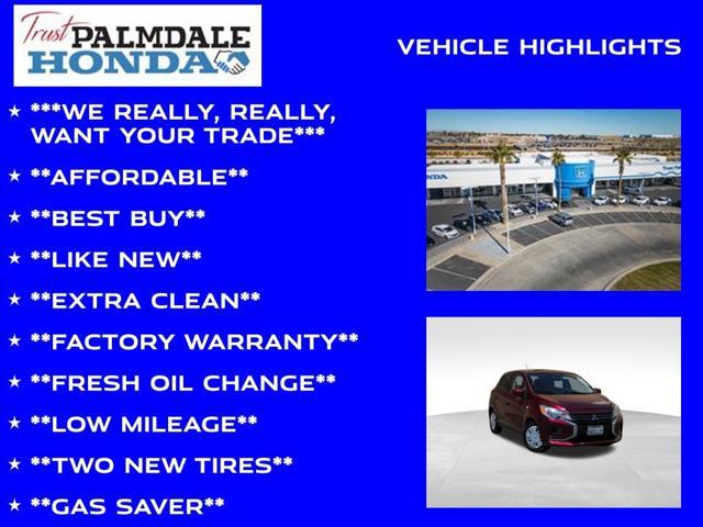 used 2021 Mitsubishi Mirage car, priced at $12,868