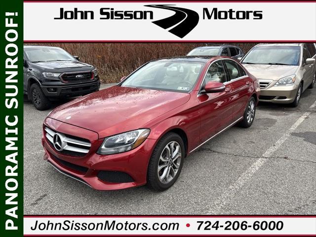 used 2017 Mercedes-Benz C-Class car, priced at $19,554