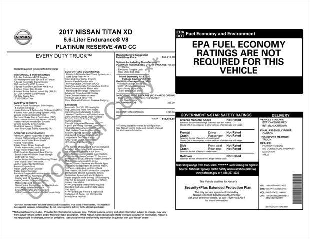 used 2017 Nissan Titan XD car, priced at $24,995