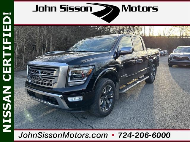 used 2023 Nissan Titan car, priced at $56,840