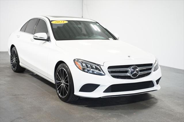 used 2021 Mercedes-Benz C-Class car, priced at $21,880