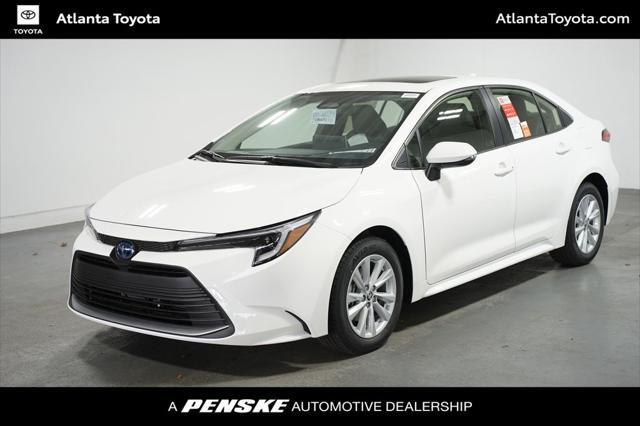 new 2025 Toyota Corolla Hybrid car, priced at $30,452