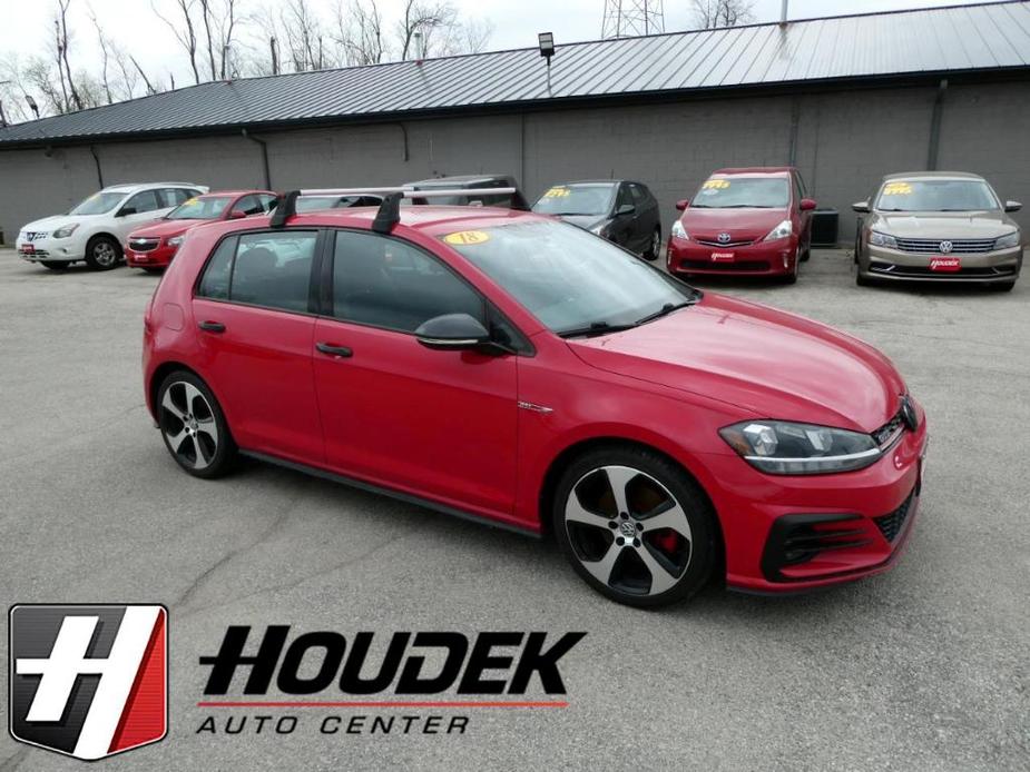 used 2018 Volkswagen Golf GTI car, priced at $18,694
