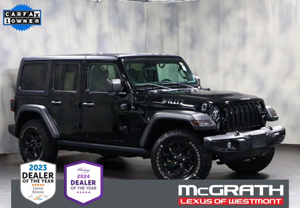 used 2021 Jeep Wrangler car, priced at $28,925