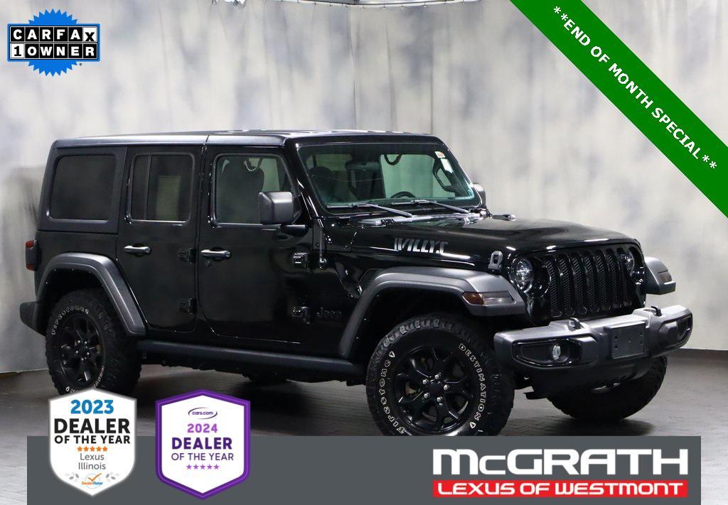 used 2021 Jeep Wrangler car, priced at $27,200