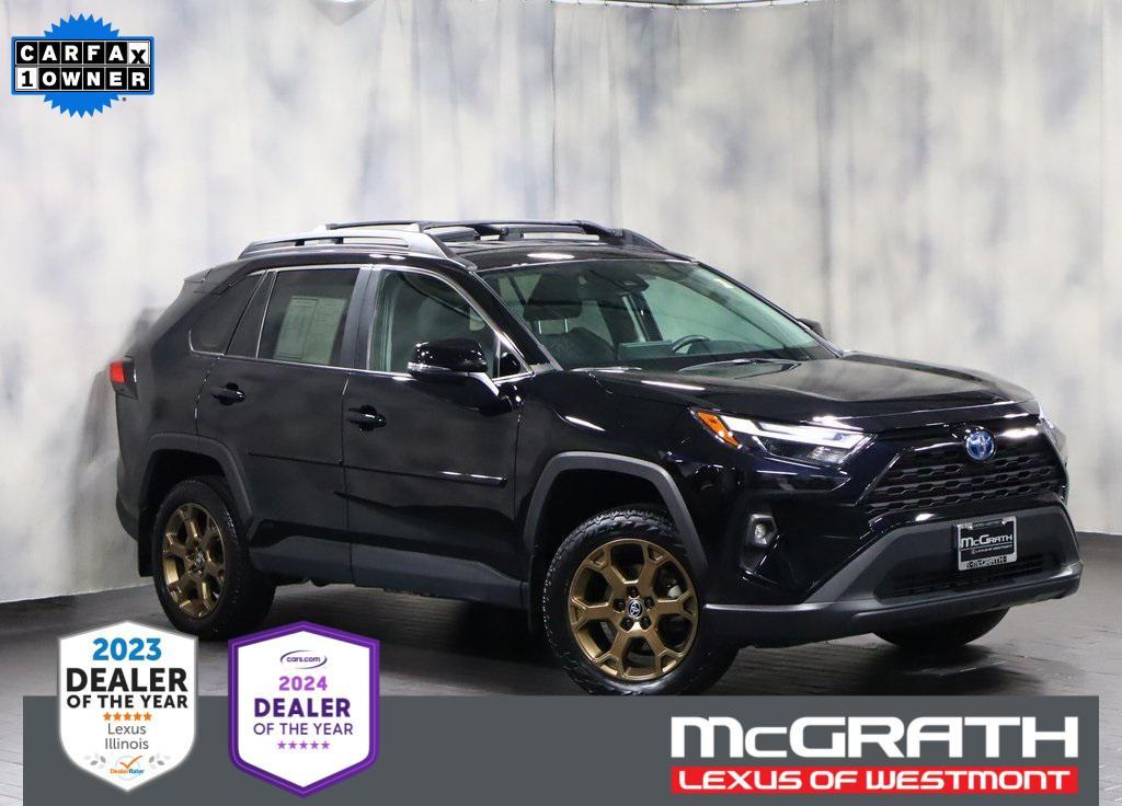 used 2023 Toyota RAV4 Hybrid car, priced at $33,250