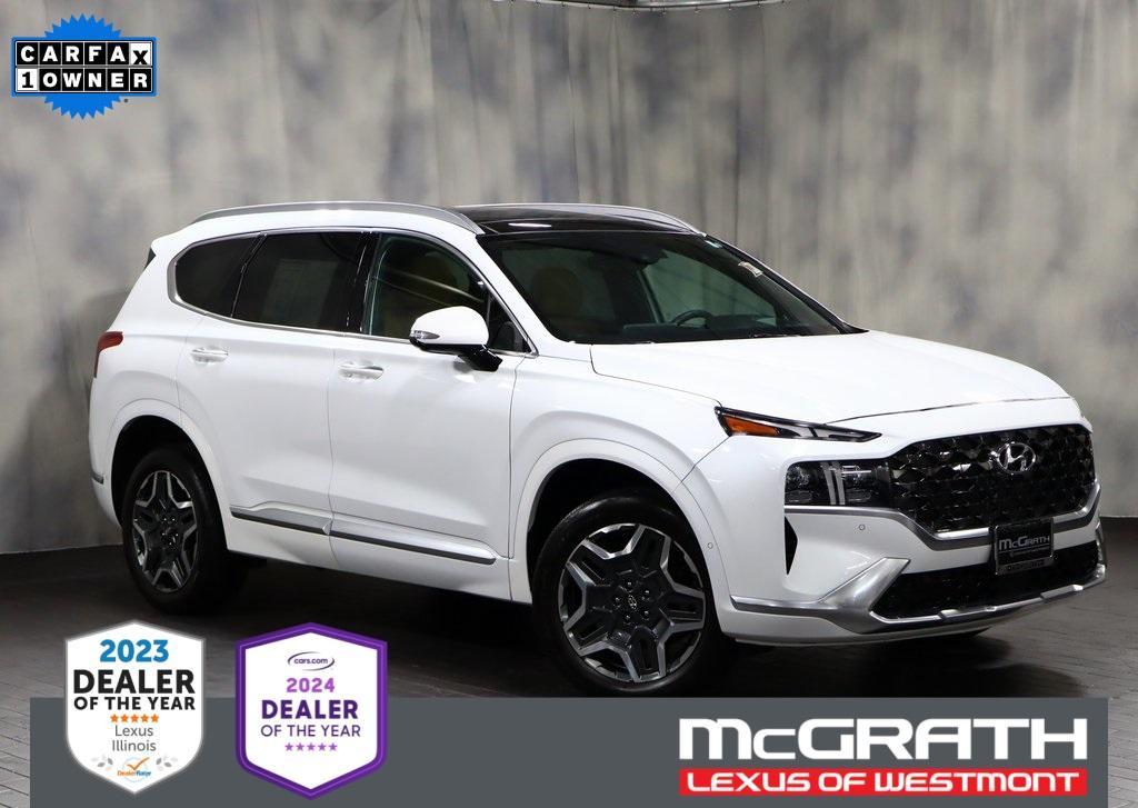 used 2021 Hyundai Santa Fe car, priced at $28,988