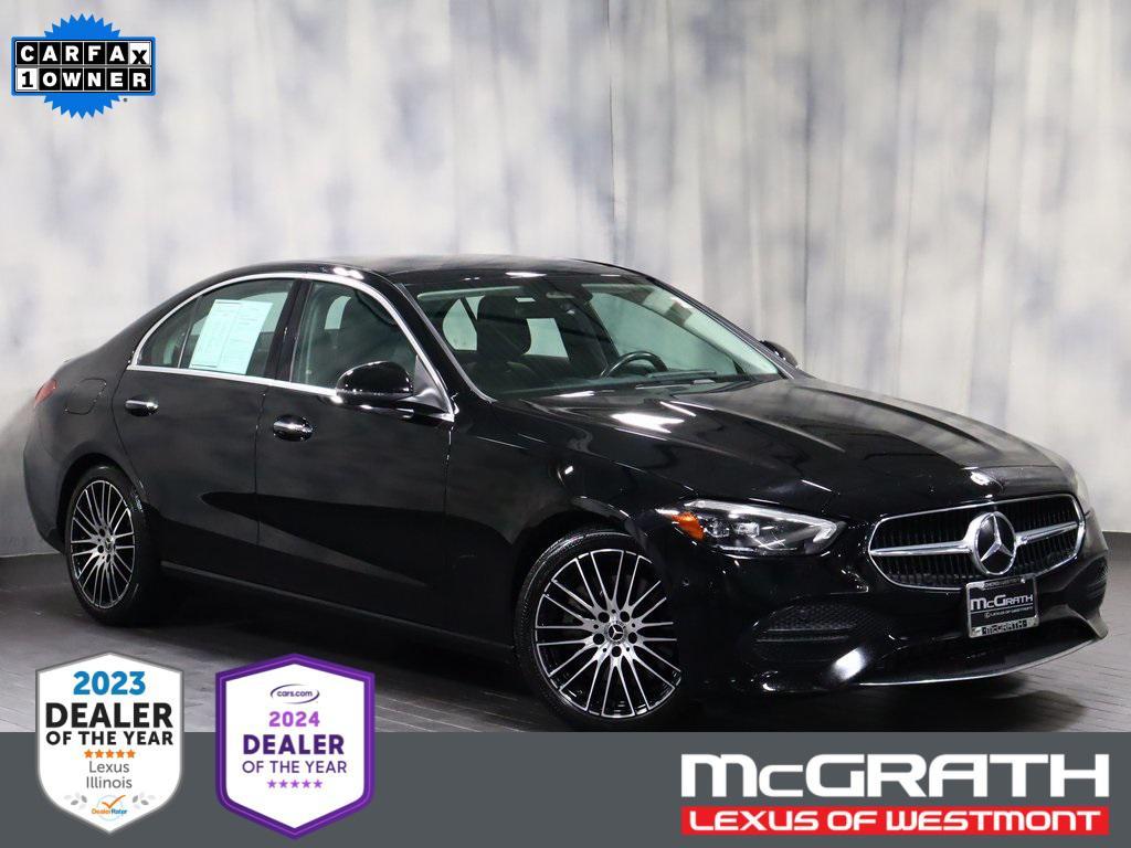 used 2022 Mercedes-Benz C-Class car, priced at $26,988
